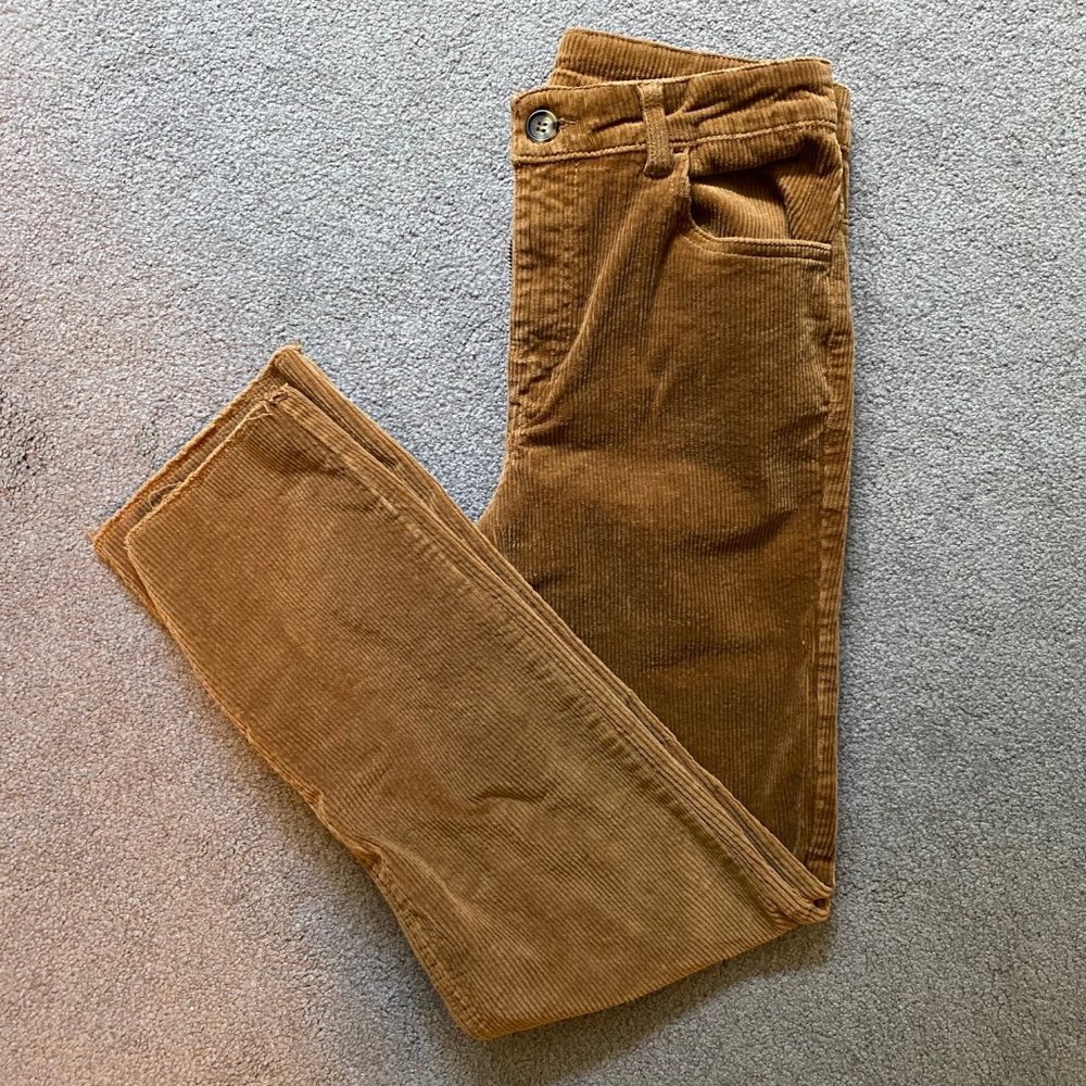 soft corduroy crop pant